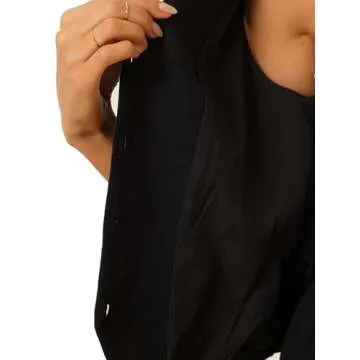 Chic Allegra K Linen Vest - Perfect Summer Fashion