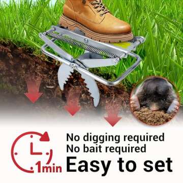 Best Mole Trap Kit for Lawn Control - Fast & Safe