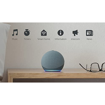 Echo Dot 4th Gen Smart Speaker with Alexa Twilight Blue