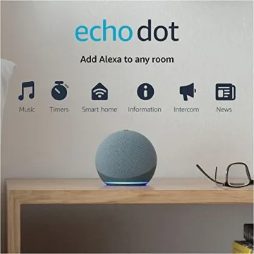 Echo Dot 4th Gen Smart Speaker with Alexa Twilight Blue