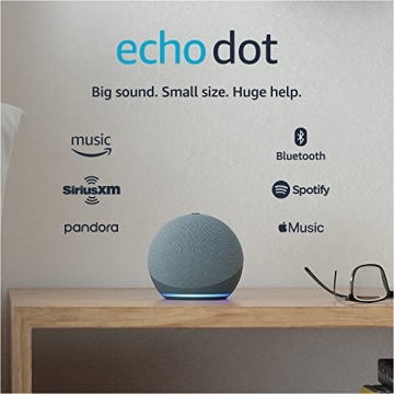 Echo Dot 4th Gen Smart Speaker with Alexa Twilight Blue