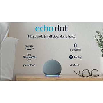 Echo Dot 4th Gen Smart Speaker with Alexa Twilight Blue