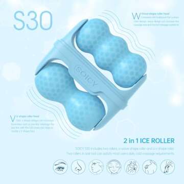 Hanmier Ice Roller for Face - Cold Therapy Skin Care Tool