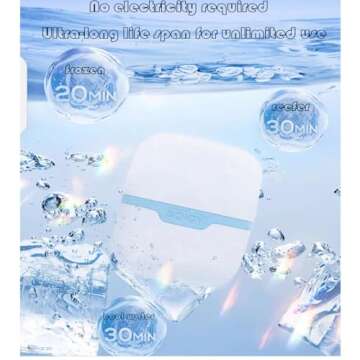 Hanmier Ice Roller for Face - Cold Therapy Skin Care Tool