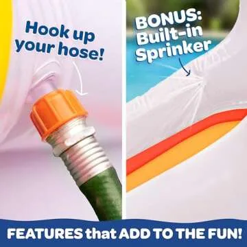 Giant Unicorn Pool Slide for Kids - Water Fun & Safe Landing