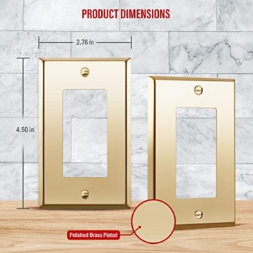 Durable Brass Wall Plate for Elegant Home Upgrades