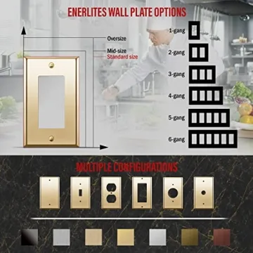 Durable Brass Wall Plate for Elegant Home Upgrades