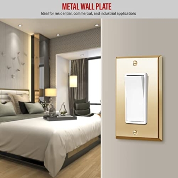 Durable Brass Wall Plate for Elegant Home Upgrades