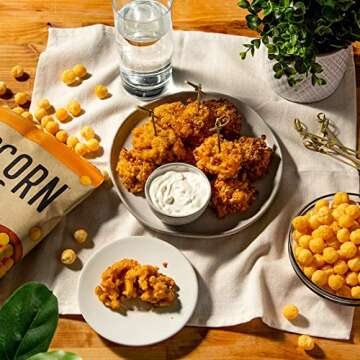 Pipcorn Heirloom Cheese Balls - Cheddar (3 Pack of 4.5oz Bags) - Organic Cheese, No Artificial Anything, Non-GMO Heirloom Corn, No Preservatives, Gluten Free