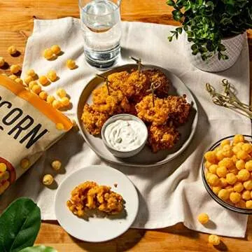 Pipcorn Heirloom Cheese Balls - Cheddar (3 Pack of 4.5oz Bags) - Organic Cheese, No Artificial Anything, Non-GMO Heirloom Corn, No Preservatives, Gluten Free