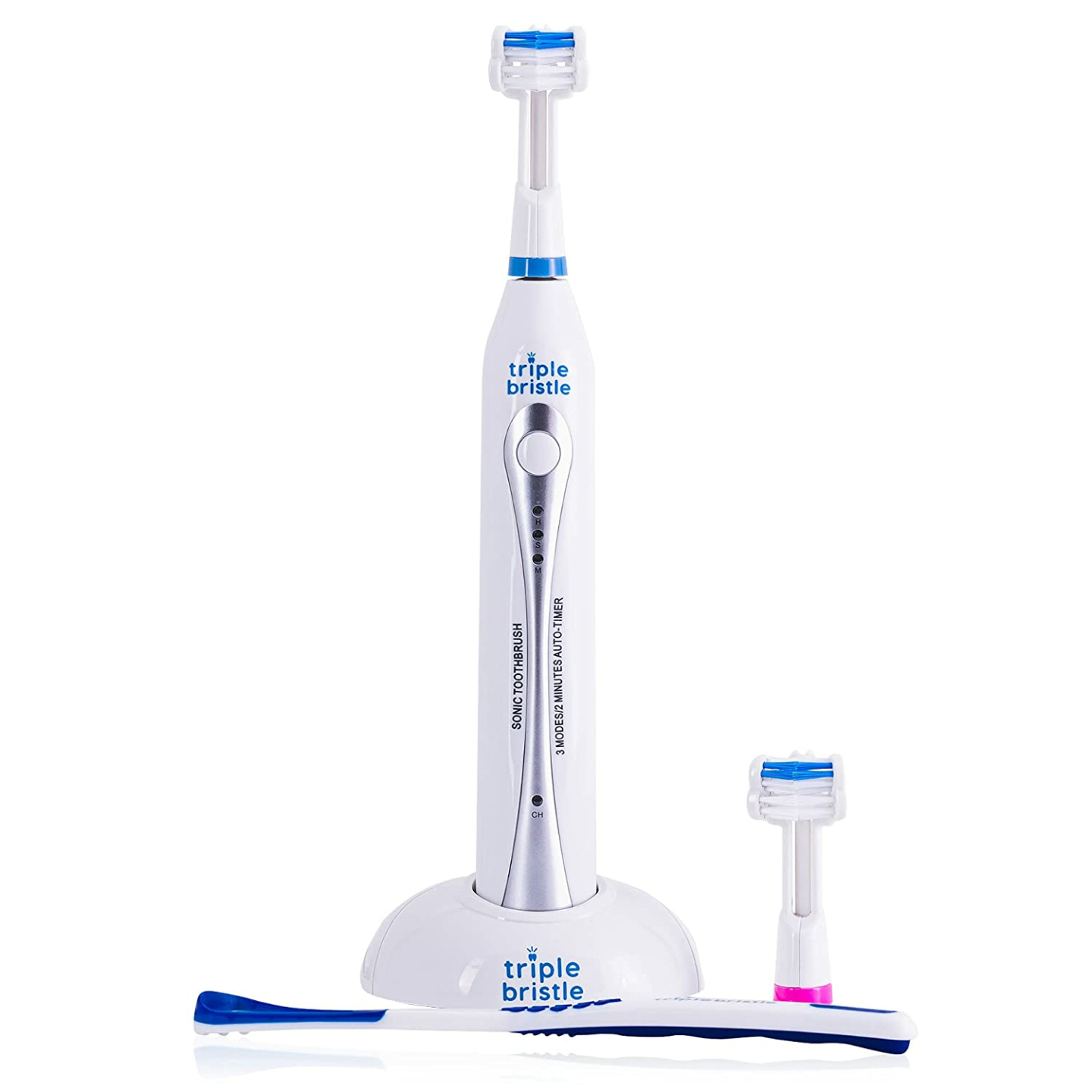 Triple Bristle Original Sonic Toothbrush for Optimal Clean