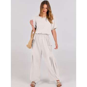 Stylish ANRABESS Women's Linen Jumpsuits for Summer
