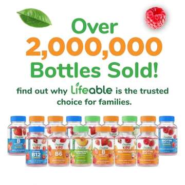 Lifeable Vitamin C Gummies for Adults | 750mg | Great Tasting Orange Flavor VIT C | Vegan Non GMO Vitamin C Chewable | for Immune Support | 90 Gummies