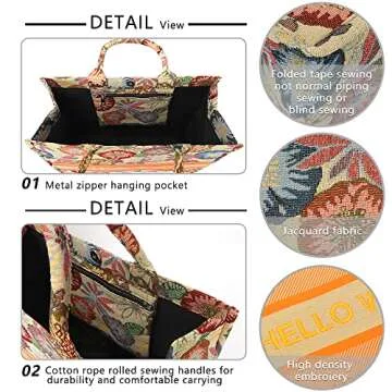 Stylish Large Tote Bag for Every Occasion - Women's Handbag