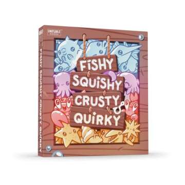 Unstable Games Fishy Squishy Crusty Quirky Base Game - Competitive Fishing Card Game for Kids, Teens...