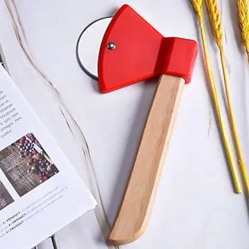 Dadamong Axe Shaped Pizza Cutter Wheel for Easy Cutting