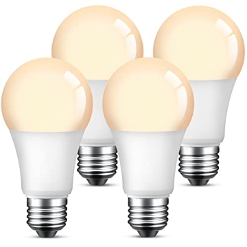 OHMAX Smart Light Bulb, A19 E26 LED Warm White 2700K Light Bulbs Compatible with Alexa & Google Home...