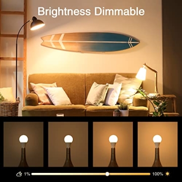 OHMAX Smart Light Bulb for Alexa and Google Home