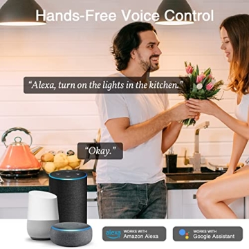 OHMAX Smart Light Bulb for Alexa and Google Home