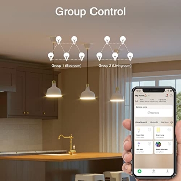 OHMAX Smart Light Bulb for Alexa and Google Home