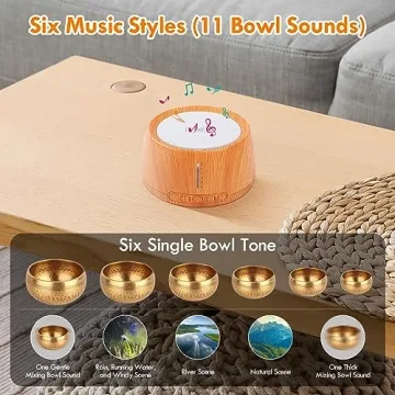 Tibetan Singing Bowls Machine for Healing Sounds