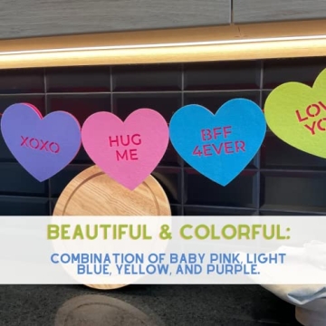 Valentine Candy Heart Banner - Charming Decor & Durable Quality