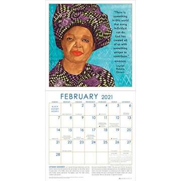 Women Who Rock Our World 2021 Calendar for Inspiration