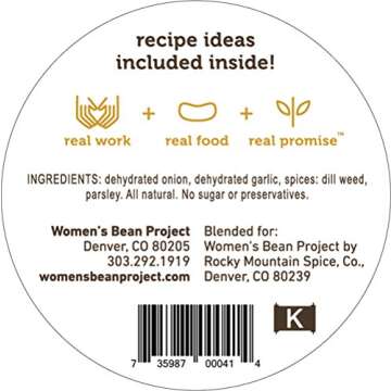Women's Bean Project Seasoning Blend, Dill, 2 Ounce
