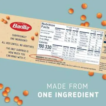 Barilla Red Lentil Pasta Variety Pack - Vegan, Gluten Free