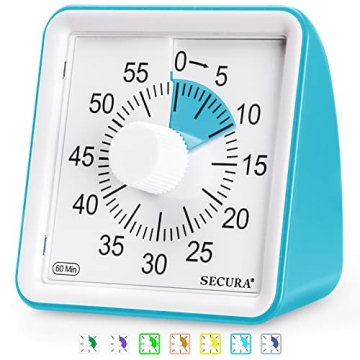 Secura 60-Minute Visual Timer for Effective Time Management