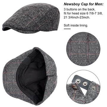 OSEMIOKA 1920s Men’s Costume Accessories for Vintage Style