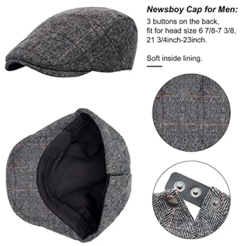 OSEMIOKA 1920s Men’s Costume Accessories for Vintage Style