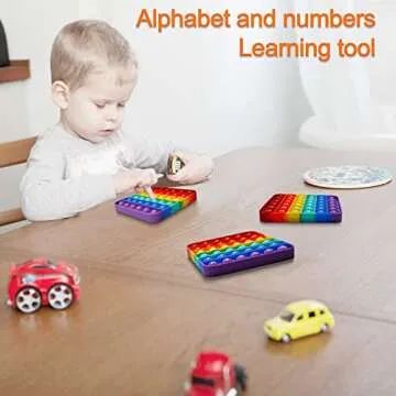 Alphabet Pop Fidget Toy Set for Learning Fun