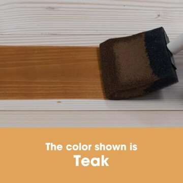 Furniture Clinic Wood Stain | Multiple Finishes | Fast Drying | Indoor and Outdoor Furniture and Mor...