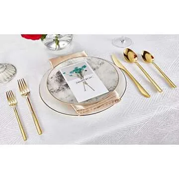 KEAWELL Luxury 20-Piece Stainless Steel Flatware Set