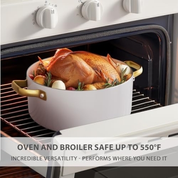 VONIKI Non-Stick 16 Pcs Ceramic Cookware Set With Utensils