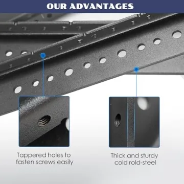 OCEANHUG 2U Rack Rails Kit for AV Network Equipment