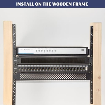 OCEANHUG 2U Rack Rails Kit for AV Network Equipment