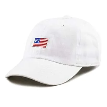 The Hat Depot Kids American Flag Baseball Cap for Age 6-9