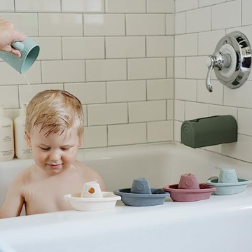 Mushie Bath Rinse Cup 100% Silicone for Safe Kids Bathing
