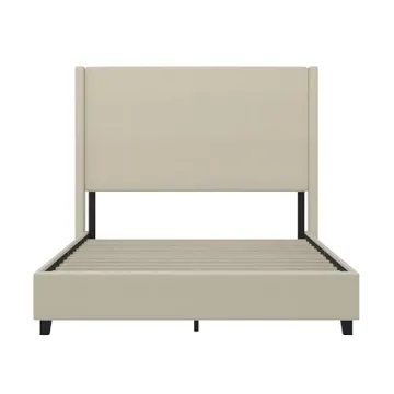 Merrick Lane Modern Queen Platform Bed with Wingback