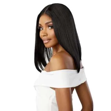Sensationnel Dashly lace saltandpepper wig - unit 5 hand tied laceparting ear to ear synthetic (2 DARKBROWN)