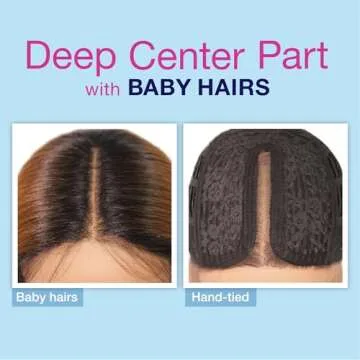 Sensationnel Dashly lace saltandpepper wig - unit 5 hand tied laceparting ear to ear synthetic (2 DARKBROWN)