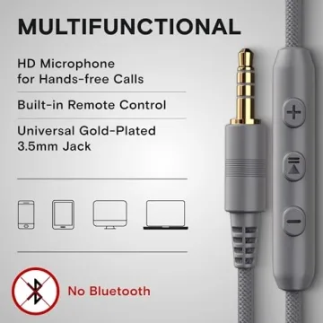 Artix CL750 Wired Headphones with Mic & Volume Control