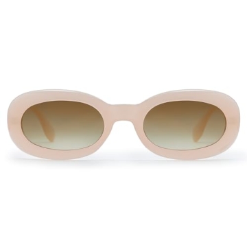 SOJOS Retro Oval Polarized Sunglasses for All Styles