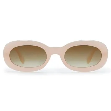 SOJOS Retro Oval Polarized Sunglasses for All Styles