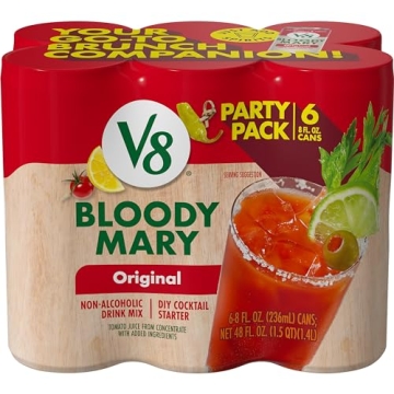 V8 Bloody Mary Mix 8 fl oz Can Pack of 6