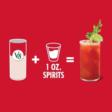 V8 Bloody Mary Mix 8 fl oz Can Pack of 6