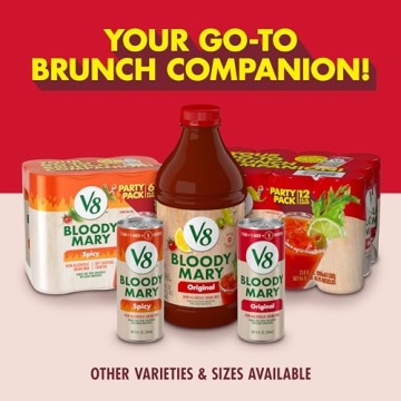 V8 Bloody Mary Mix 8 fl oz Can Pack of 6