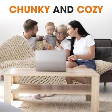 Cheer Collection Chunky Knit Blanket - Throw Blankets for Bed & Couch, Cozy Chunky Knit Throw Blanket, Ultra-Soft Oversized Knitted Blanket, Machine Washable Knit Throw Blanket- 50''x60'', Taupe